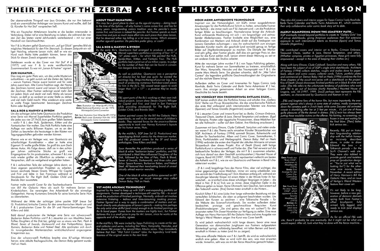 Art Fantastix #08 - The Art of Fastner & Larson page 5 full