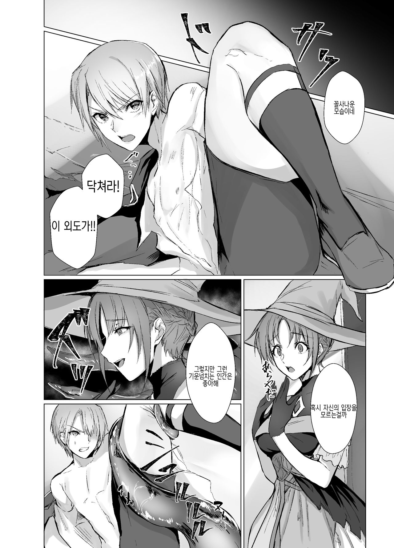 Kegarenaki Ken ~Hokori Takaki Ouji Kyousei Nyotaika~ | 때묻지 않은 검 ~긍지 높은 왕자 강제 여체화~ page 5 full