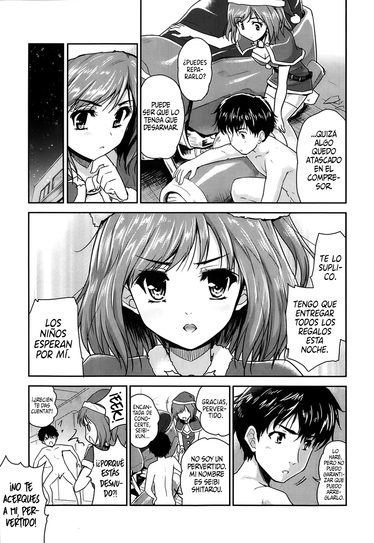 Chinnyuusha ha Santa Claus | La intrusa es Santa Claus page 7 full