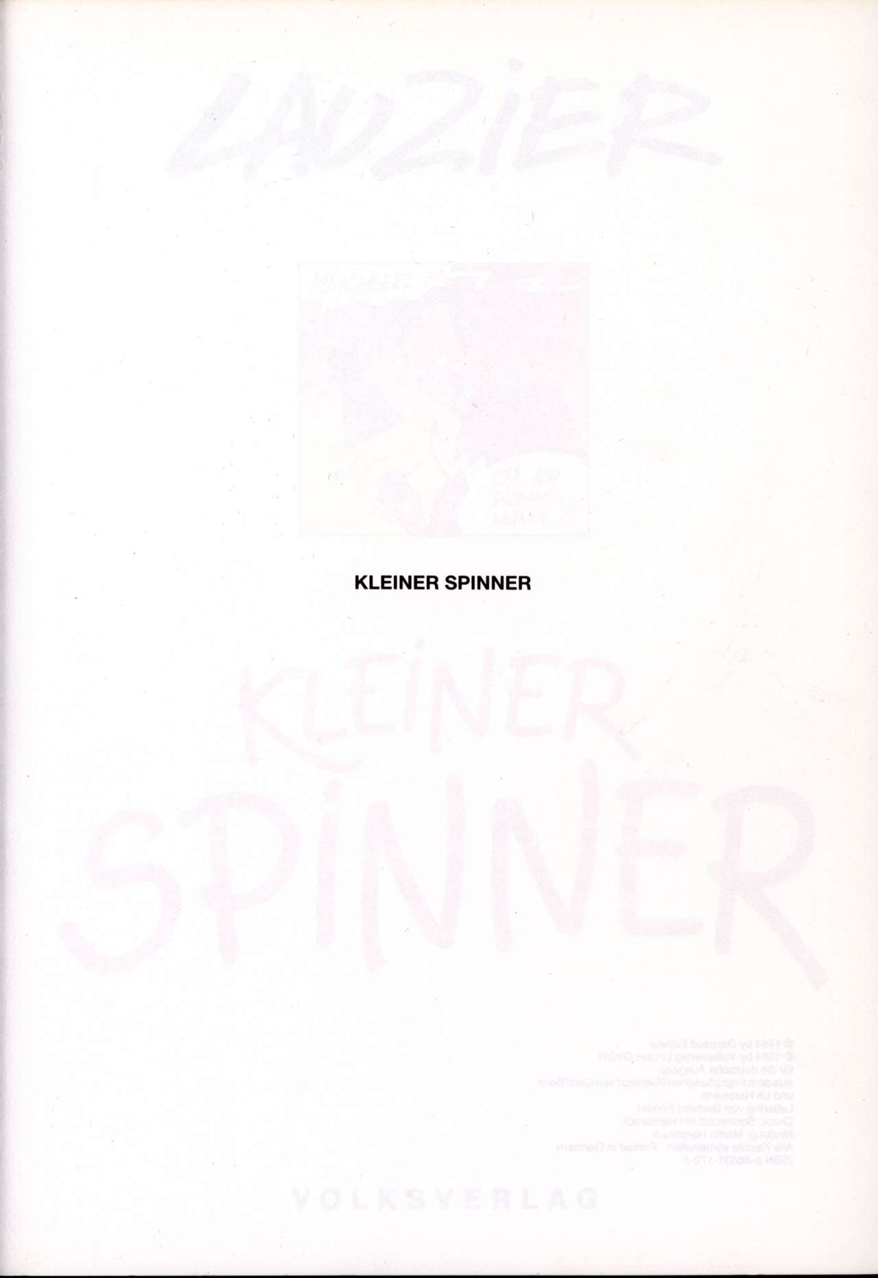 Kleiner Spinner page 2 full
