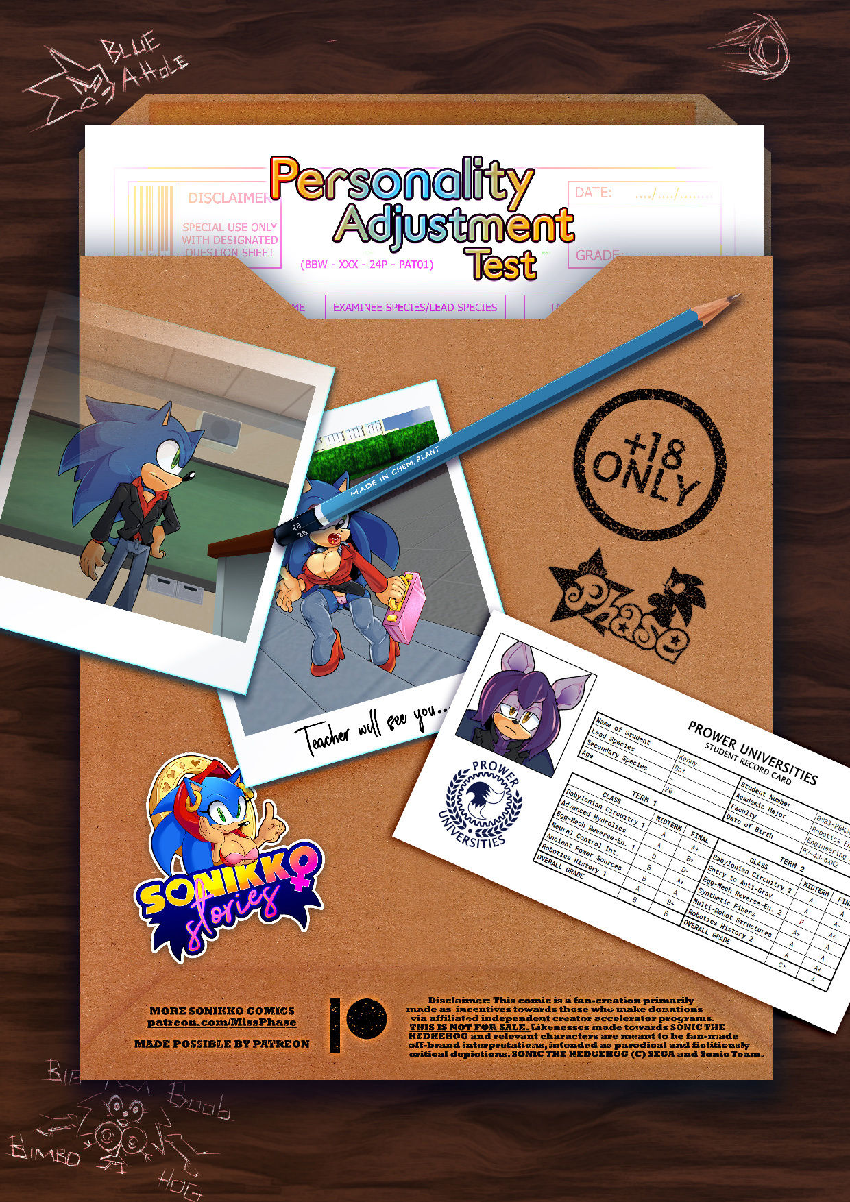 Personality Adjustment Test page 1 full