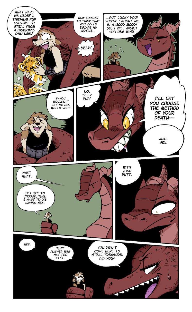 Death by Dragon Butt page 1 full