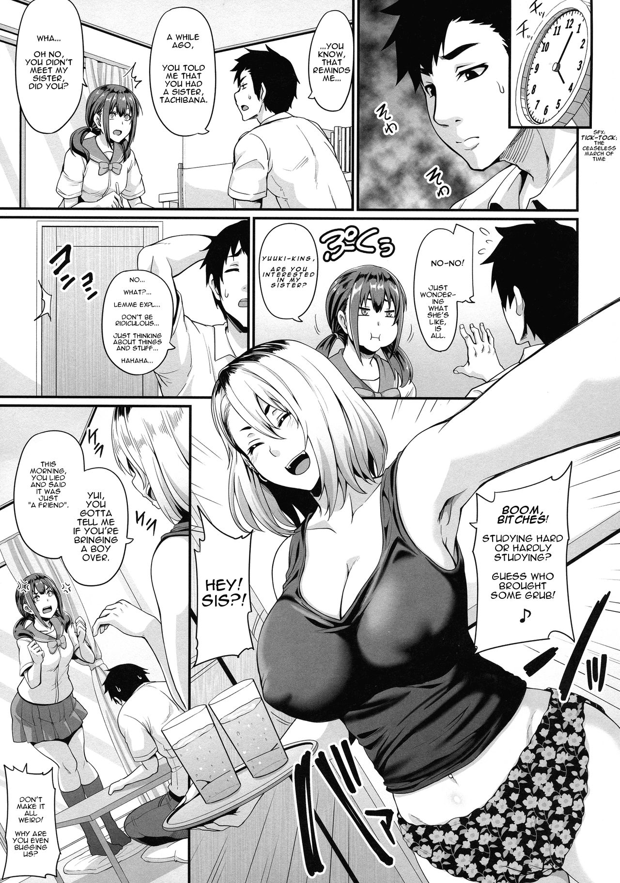 Kanojo no Ane wa Gal de Bitch de Yariman de | Her Sister's a Gyaru, a Bitch, and a Slut page 7 full