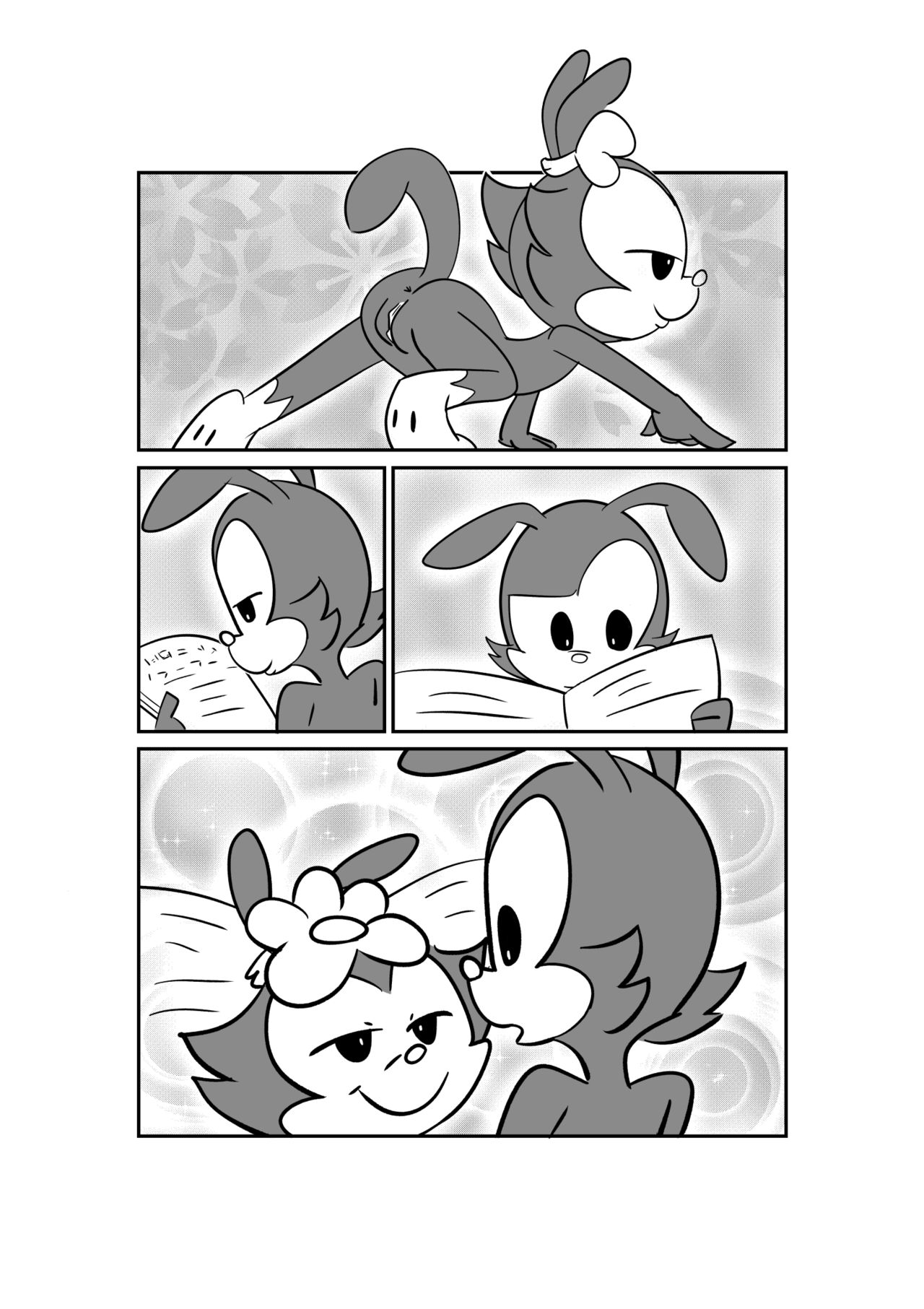 Dot Flood 2k20 : 8horns : Dot Warner's XXX Comic page 2 full.
