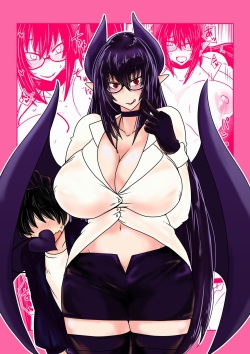 Succubus-san to Tonari no Shounen.