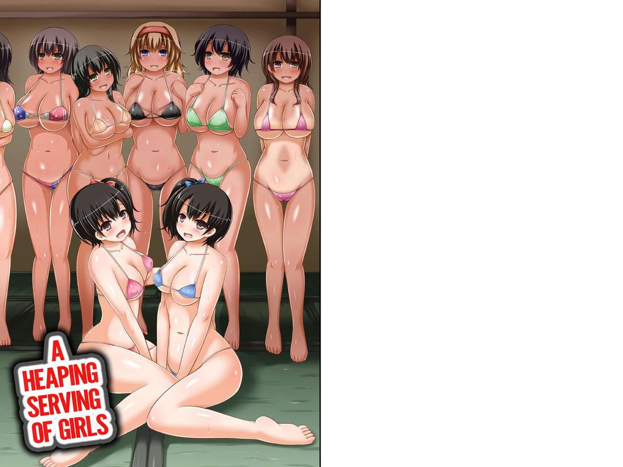 Musume Tenkomori ~ Haramase Houdai! Kozukuri SEX Shima e Youkoso! Harem! Harem! | A Heaping Serving of Girls page 1 full