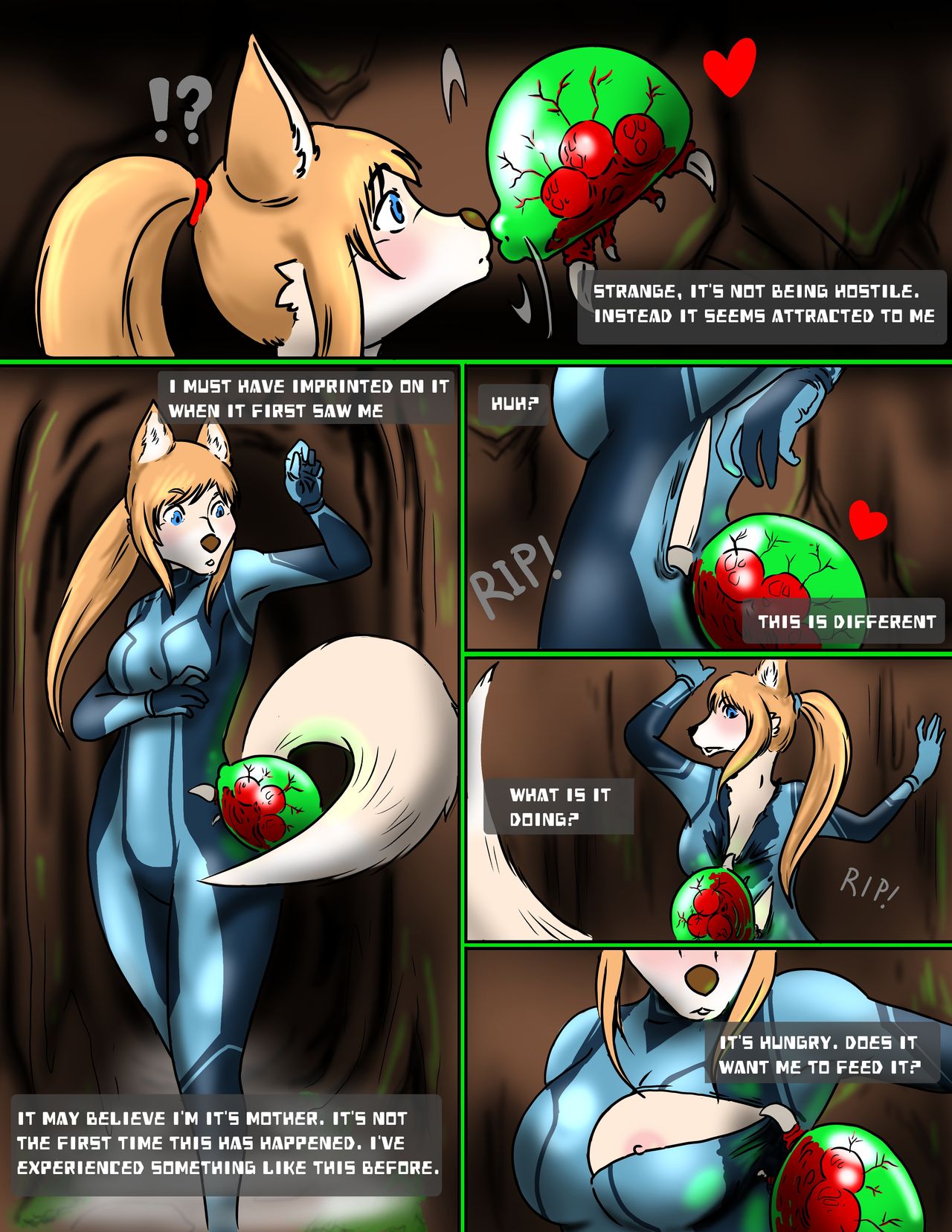 Metroid Primal: Mother Brain - Samus Aran Furry Fox - Page 4 - IMHentai