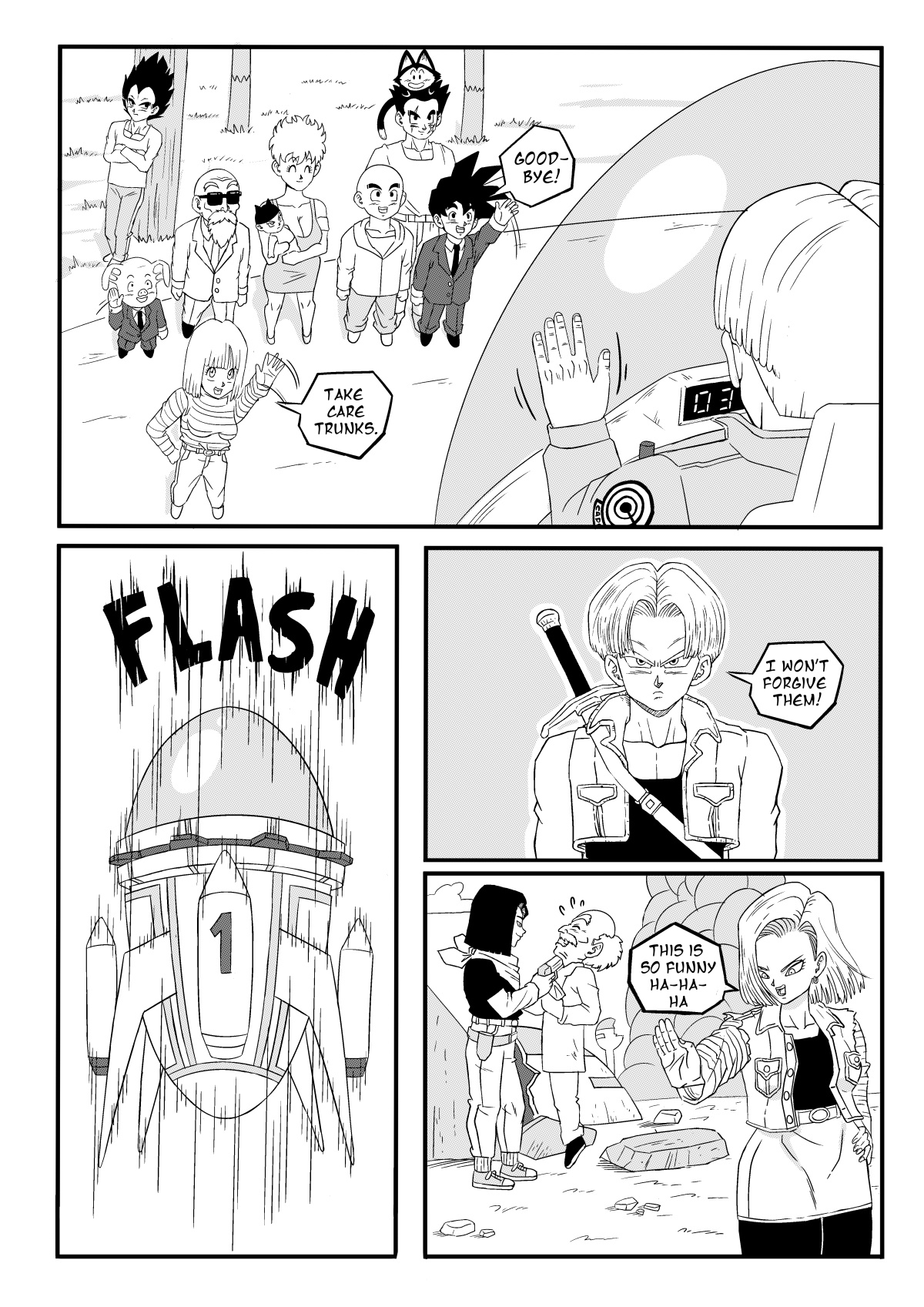 Android 18 Stays in the Future page 2 full