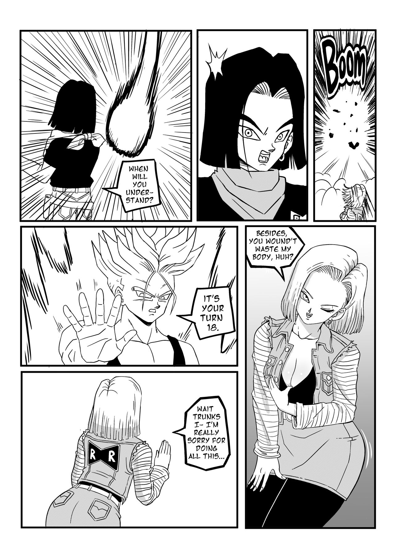 Android 18 Stays in the Future page 3 full