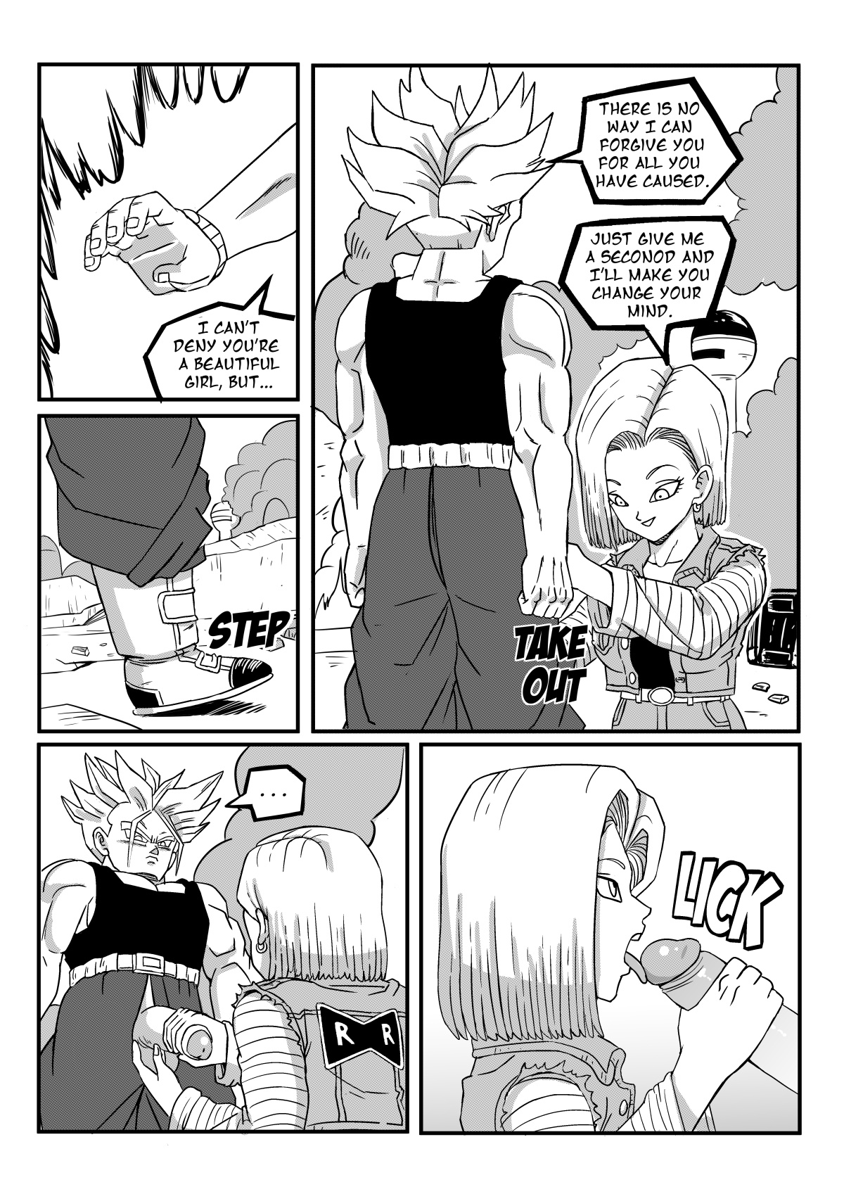 Android 18 Stays in the Future page 4 full