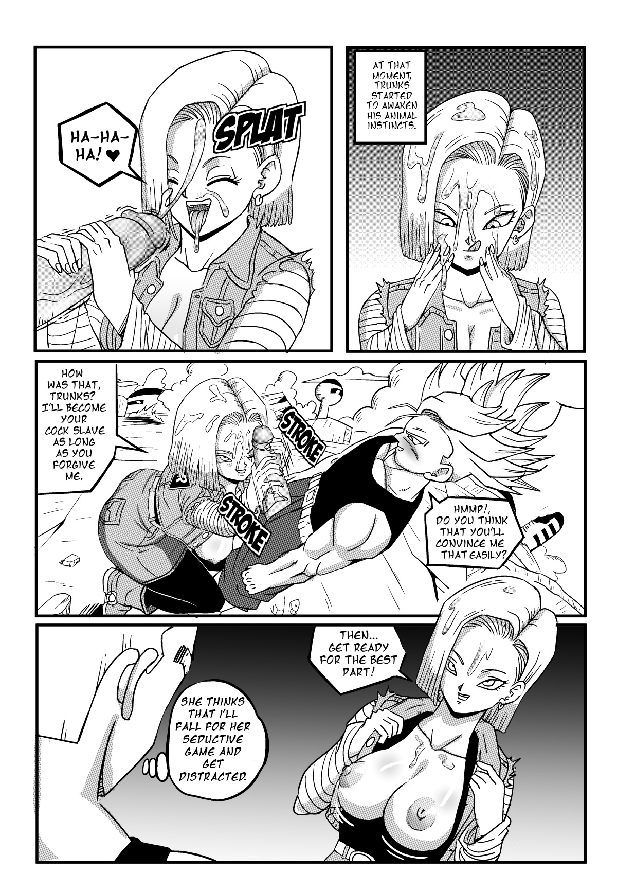 Android 18 Stays in the Future page 6 full