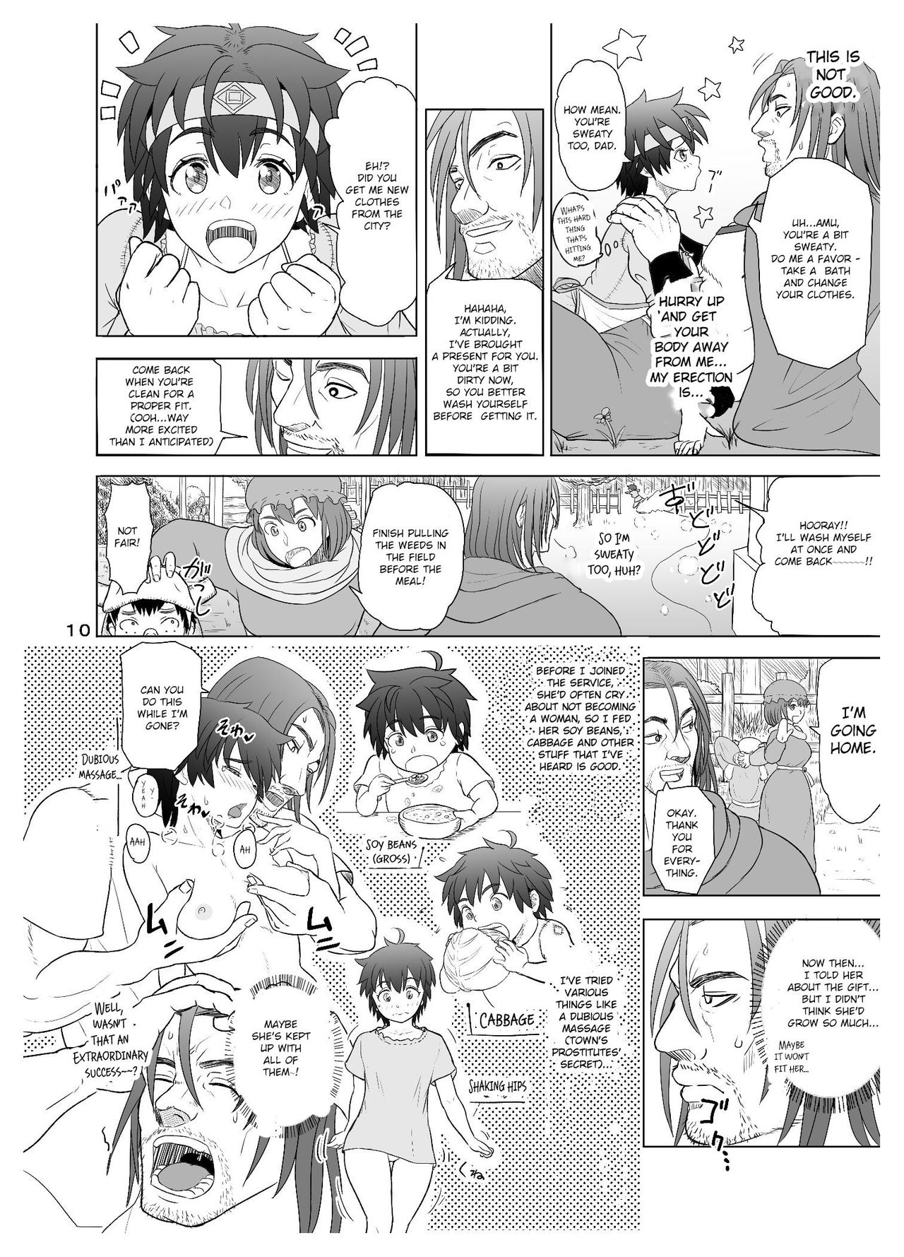 Datte Otoko wa Kedamono da mono Dai 1-wa Otou-san wa Ookami-san? page 10 full