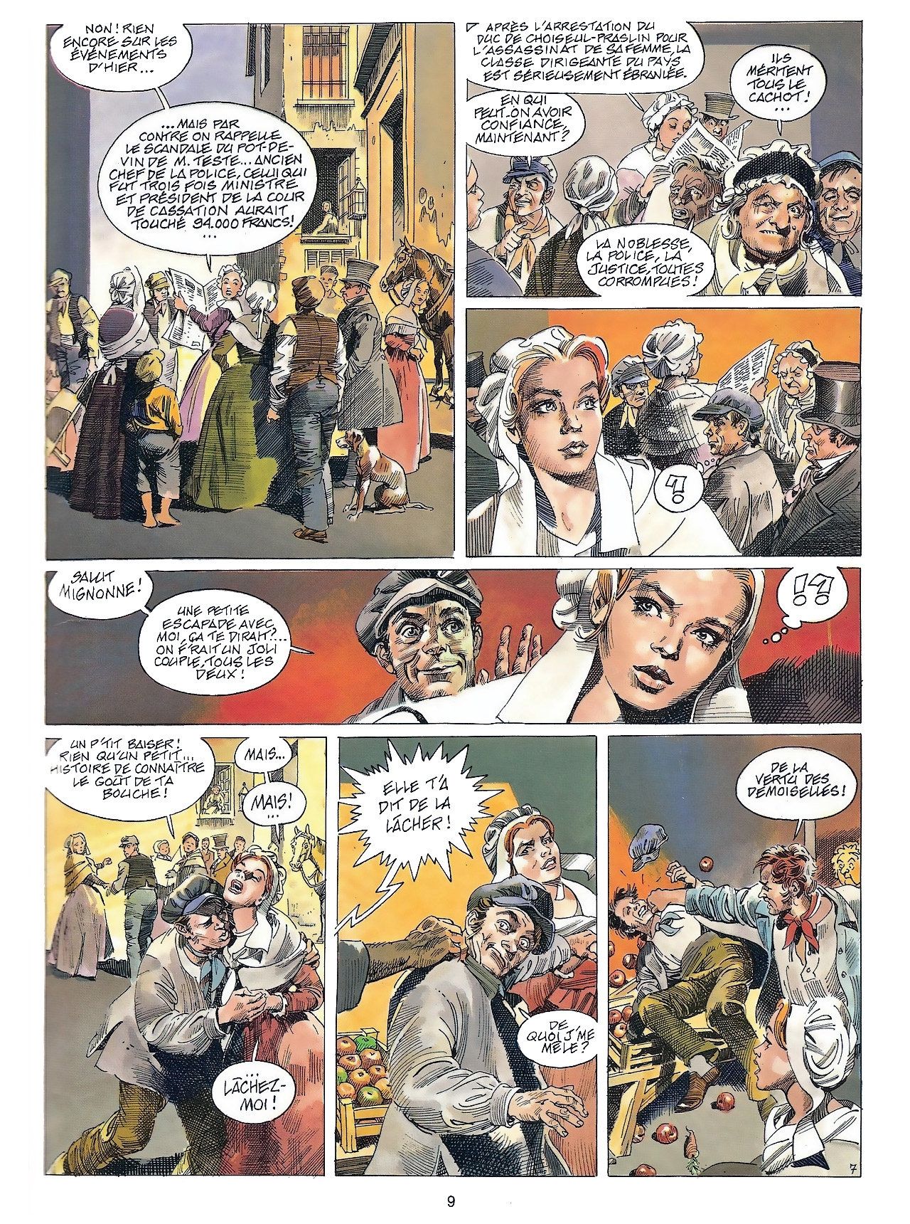Courtisanes - T02 Des barricades pour Eva page 9 full