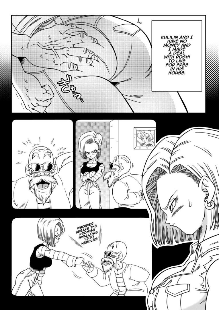 18-gou vs Kame Sennin | Android n18 VS Kamesennin page 3 full