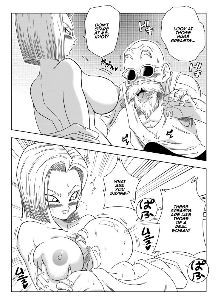 18-gou vs Kame Sennin | Android n18 VS Kamesennin page 7 full