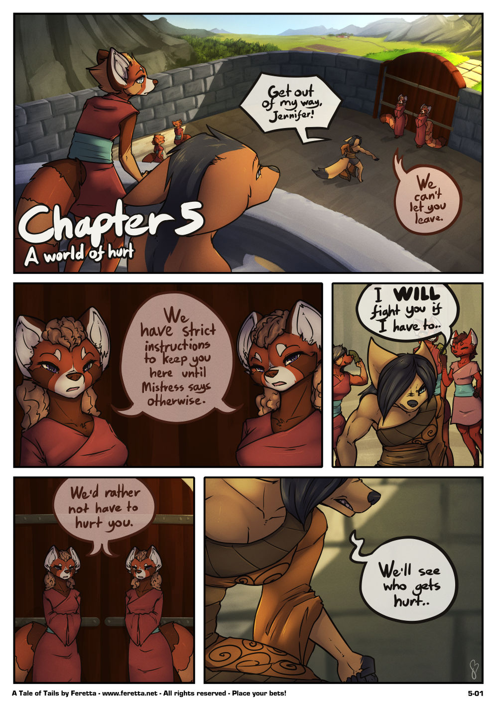 A Tale of Tails: Chapter 5 - A World of Hurt page 1 full