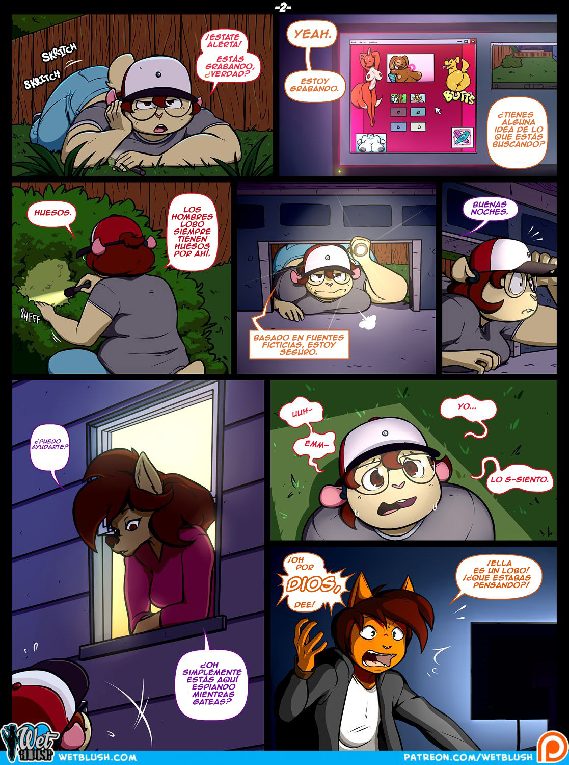 She's a Werewolf! page 2 full
