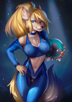 Samus Aran Anthro Fox Furry - IMHentai