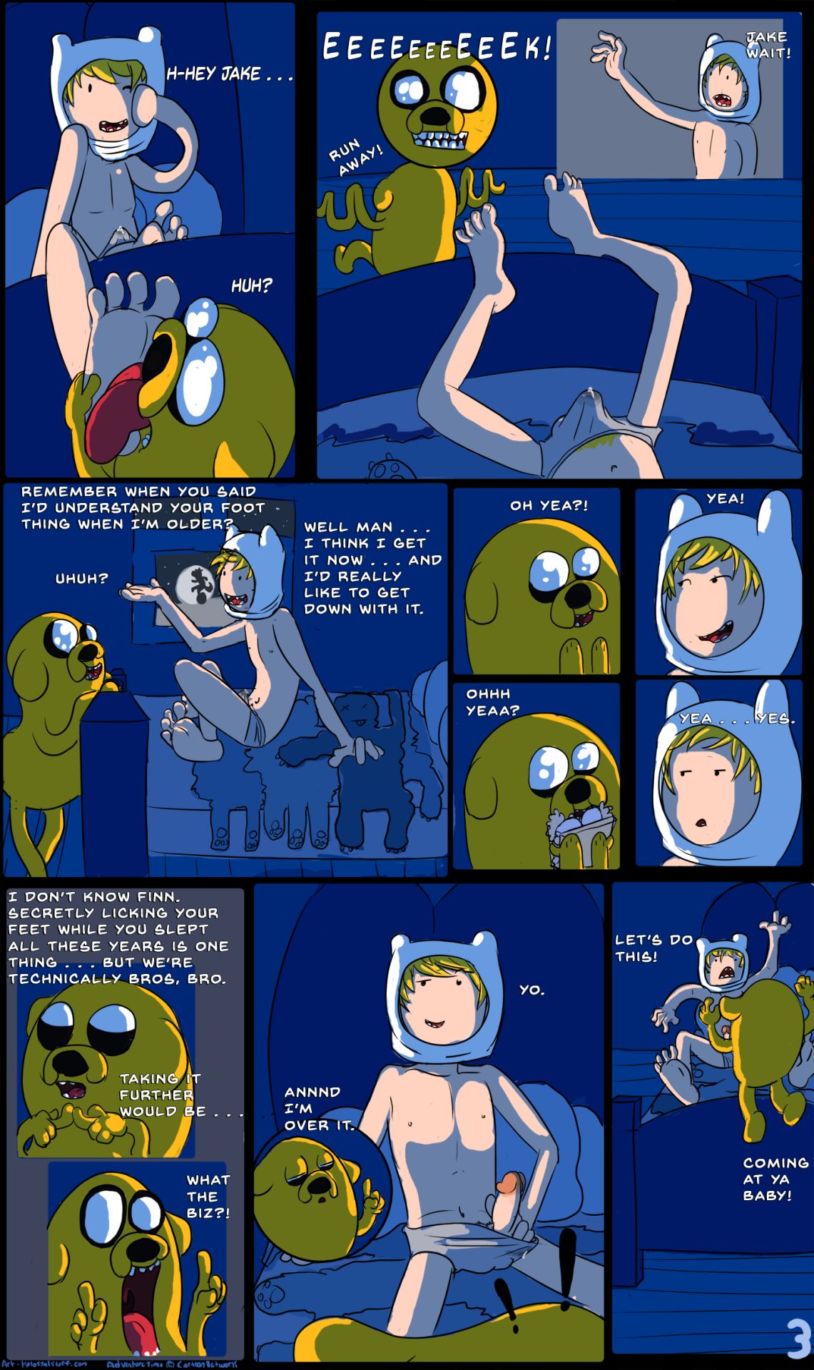 Adventure Time Foot Porn - Finn's Birthday - Page 3 - IMHentai