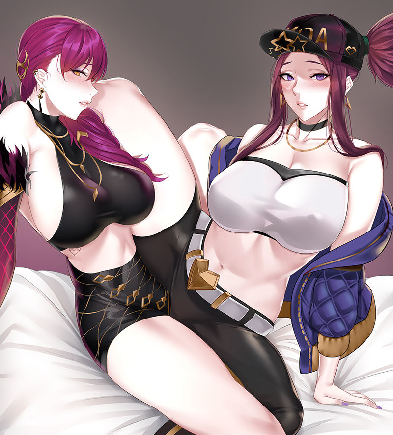 LOL Akali x Evelynn page 1 full