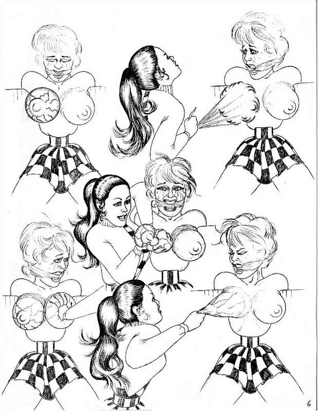 Thomas - Big Barbara in Severe Breast Bondage Complete page 6 full