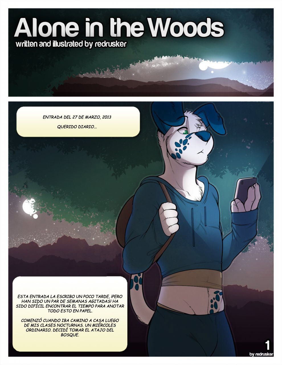Alone in the Woods page 1 full