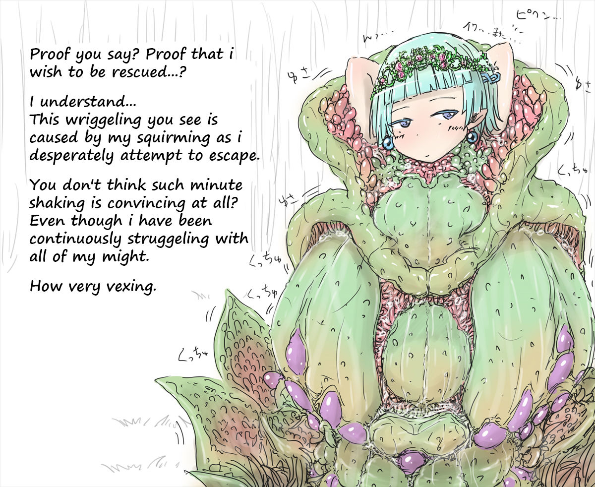 A Princess Trapped in a Tentacle Plant Can only Ask for Salvation from a Forced Orgasm Hell page 4 full