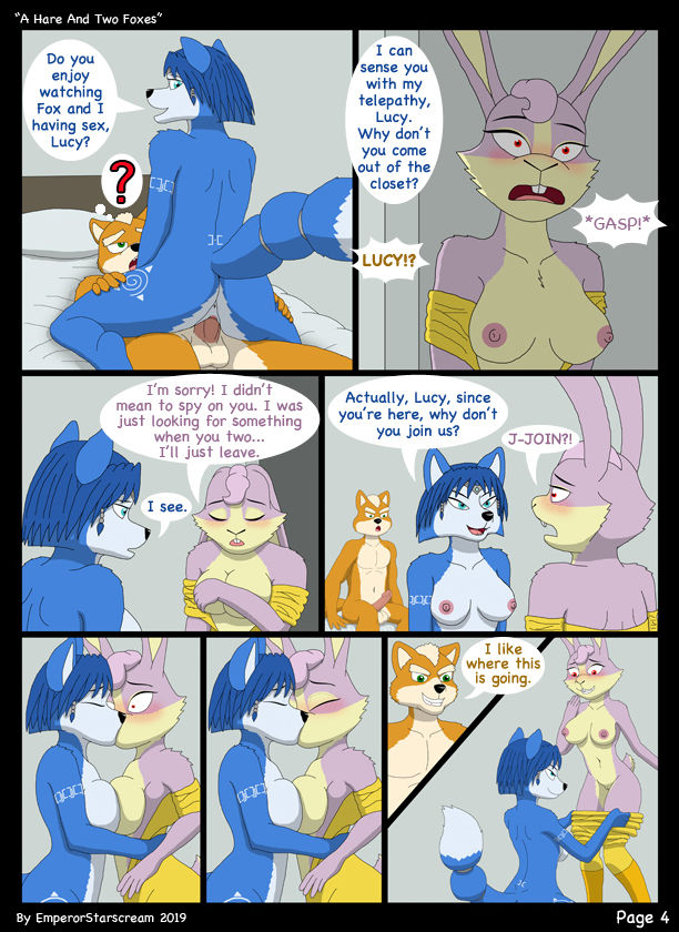 A Hare And Two Foxes page 4 full