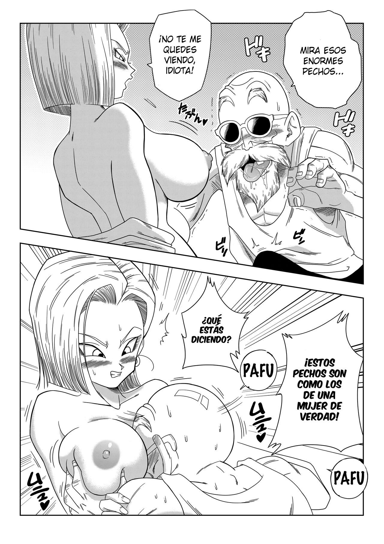 Número 18 VS El Maestro Roshi page 7 full