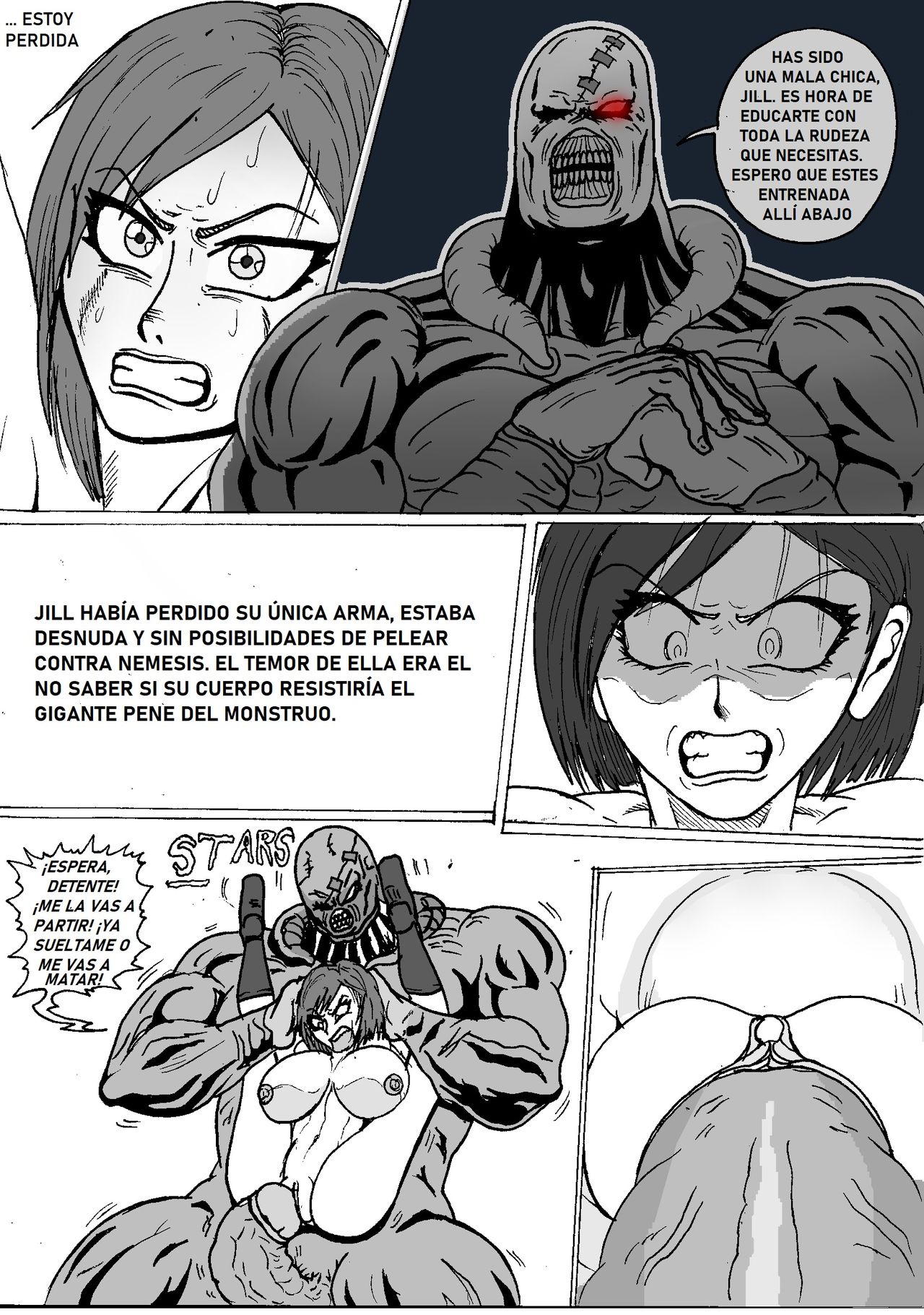 Jill Valentine vs Nemesis page 5 full