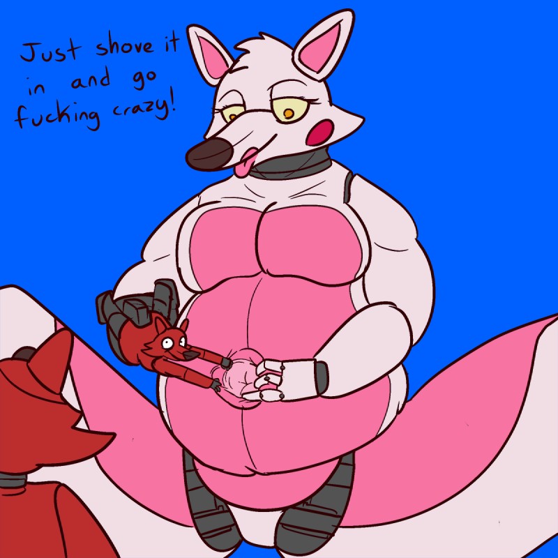 Foxy & Mangle Belly Cum Inflation page 2 full