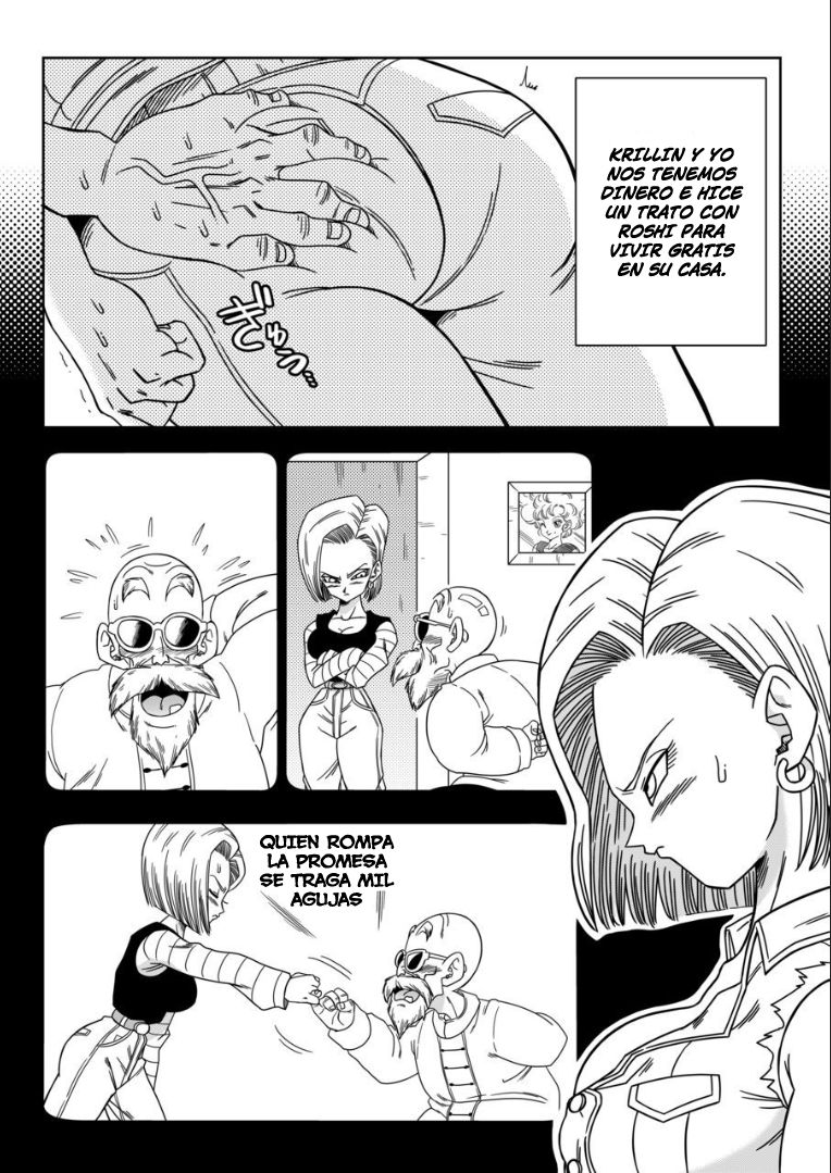18-gou vs Kame Sennin | Android n18 VS Kamesennin page 3 full